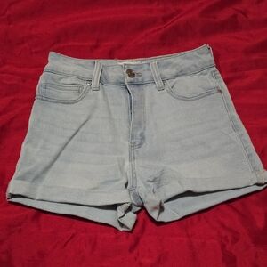 Refuge Light Blue Jean Shorts